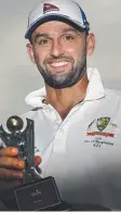  ??  ?? IN A SPIN: Nathan Lyon