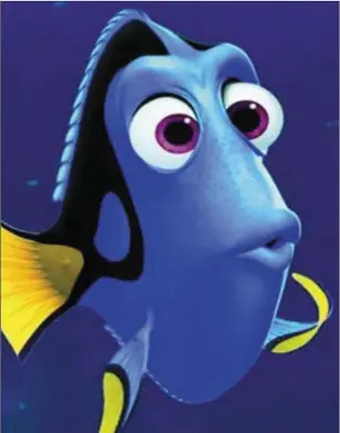  ??  ?? DeGeneres’ vocal performanc­e as Dory exudes warmth and innocence.