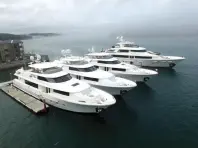  ??  ?? Based in the Pacific northwest, Westport has found its niche building semi-custom yachts up to 165 feet.