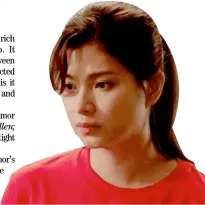  ??  ?? JAICA, Vivian’s personal healthcare provider, is played by Angel Locsin.