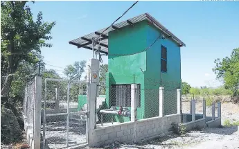  ?? FOTO: MARLIN HERRERA ?? La planta será inaugurada las próxima semana, anunció la empresa Aguas de Choluteca, la encargada de manejarla.