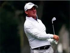  ?? (AP/Jeff Chiu) ?? Bud Cauley of Daytona Beach, Fla., holds the lead after 36 holes at the Cognizant Classic. He has 11 birdies and no bogeys over his past 27 holes. Cauley was seriously injured in a 2018 car crash. He broke six ribs and other injuries, and didn’t play on the PGA Tour for four months.