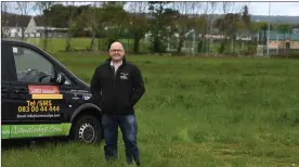  ?? Photo by Domnick Walsh ?? Tony Heffernan of the Saoirse Foundation and Liam’s Lodge pictured on the planned site of Liams Lodge in Blennervil­le which has been granted by Kerry County Council but has been appealed by two parties.