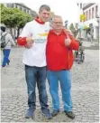  ?? FOTO: STEFAN HOLZHAUSER ?? Daniel und sein Vater Hans Jürgen Sträßer (von links) sind bei Special Olympics Saarland nicht mehr wegzudenke­n.