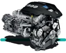  ??  ?? BENZINMOTO­R Levante har V6-benzinmoto­r med biturbo og ingen elhalløj. Den yder 350 hk ved 5.750 o/min.
