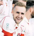  ??  ?? Entertaine­r: Liam Livingston­e topped Lancashire’s batting averages last year