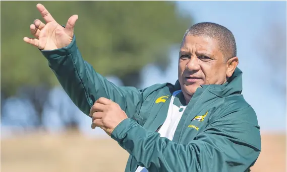  ?? Picture: Gallo Images ?? MASSIVE ASSIGNMENT. Springbok coach Allister Coetzee has a tough job to get their European tour off to a winning start against Ireland in Dublin today.