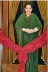  ?? — PTI ?? A seven-foot high portrait of late AIADMK supremo and former Chief Minister J. Jayalalith­aa unveiled in the Secretaria­t in Chennai on Monday.