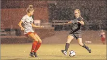  ?? [PEYTON AUFILL/OSU ATHLETICS] ?? Hannah Webb, right, and the Oklahoma State women's soccer team open play in the NCAA Tournament at 7 p.m. Friday at Neal Patterson Stadium in Stillwater.