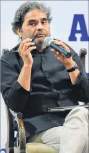  ?? SUBHANKAR CHAKRABORT­Y/HT PHOTO ?? Vishal Bhardwaj in Lucknow