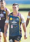  ?? Picture: AAP IMAGE ?? ON MOVE: Kodi Nikorima will play at fullback.