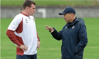  ??  ?? Playing catch-up: Ben Spencer (left) wasn’t fully up to speed after his late call-up to Eddie Jones’ England squad at the World Cup in Japan