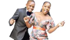  ?? ?? Gospel music couple Minister Ellard Cherayi and wife Sharon M anyonganis­e Cherayi