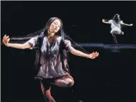  ?? ZHANG HEPING / FOR CHINA DAILY ?? Gao Yanjinzi performs in her 2004 production, Jue Aware.