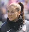  ?? Chris Szagola / Associated Press 2016 ?? Hope Solo helped the U.S. women’s team win Olympic gold medals in 2008 and ’12.