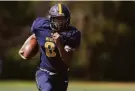  ?? Darren Yamashita / MaxPreps 2021 ?? Menlo School’s Sergio Beltran passed for 3,575 yards and a Central Coast Section-record 52 TDs this fall.