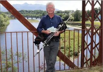  ??  ?? Author and musician Thomas O’Sullivan whose new book on the legends surroundin the MacGillycu­ddy’s Reeks will be launched on Thursday, December 12, in Beaufort Bar.