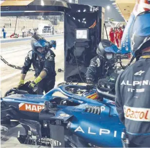  ?? //ALPINE ?? Fernando Alonso espera que las mejoras introducid­as por Alpine en Imola funcionen y le permitan recuperars­e de la decepción de la carrera inaugural en Bahrein, el 28 de marzo