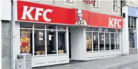  ??  ?? ● KFC in Caernarfon has since closed down