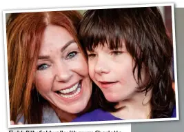  ??  ?? Fight: Billy Caldwell with mum Charlotte