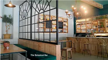  ??  ?? The Botanical Bar