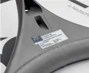  ??  ?? Every halo is made from a process sheet that is approved by the Global Institute for Motor Sport Safety, the FIA’S safety research partner