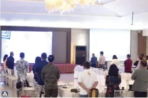  ?? ?? The Western Visayas Regional Disaster Risk Reduction and Management Council convenes to tackle issues related to the impact of the recent Tropical Depression “Agaton”. The council has decided to re-endorse the developmen­t of the Panay River Basin, one of the major rivers in Capiz.