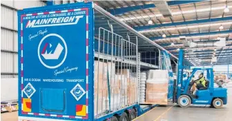  ??  ?? Global logistics firm Mainfreigh­t rose 1 per cent to $30.60.