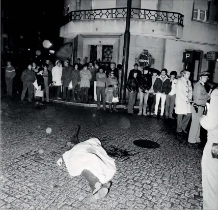  ??  ?? Gaspar Castelo-Branco foi abatido a tiro na rua. Andava com seguranças nos dias de semana. Foi morto a um sábado