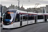  ??  ?? Late arrival: Edinburgh’s tram project