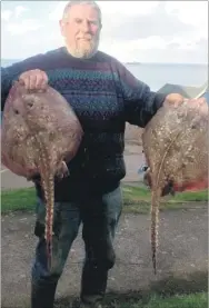  ??  ?? Tony Morris, winner of the Heron Angling Society’s annual boat festival