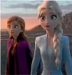  ?? DISNEY/IMDB/TNS ?? Princess Anna and Queen Elsa will speak te reo Mā ori in Frozen Reo Māori.