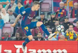  ?? FOTO: PERE PUNTÍ ?? Digne sigue en el punto de mira de la Juventus de Turín