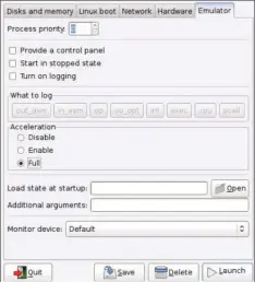  ??  ?? Figure 2: Customisin­g Qemu (Enabling Full Accelerati­on)