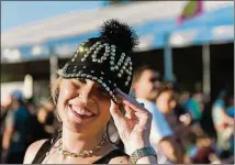  ??  ?? Sam Frazier’s friend Bedazzled this hat in honor of headliner Jay-Z at ACL Fest this year.