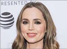  ?? BRENT N. CLARKE/INVISION ?? Eliza Dushku said ‘Bull’ star Michael Weatherly made inappropri­ate remarks when they worked together.