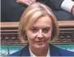  ?? ?? ‘Sorry’ … Britain’s Liz Truss.