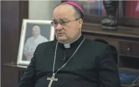  ??  ?? Archbishop Charles Scicluna