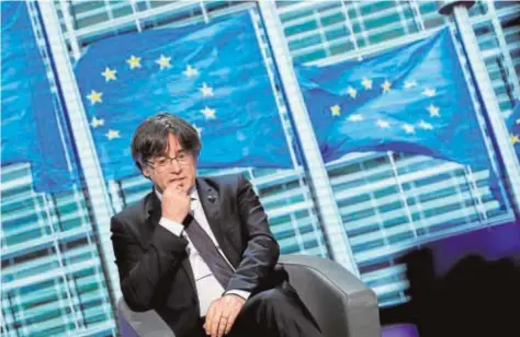  ?? // REUTERS ?? Carles Puigdemont, en una imagen de archivo en el Parlamento Europeo