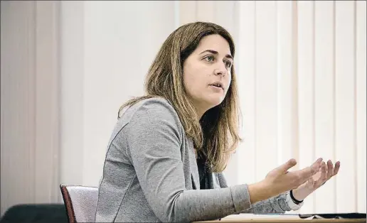  ?? ANA JIMÉNEZ ?? La coordinado­ra general del PDECat tiene que declarar el lunes que viene ante el Supremo, el mismo día que Marta Rovira (ERC)