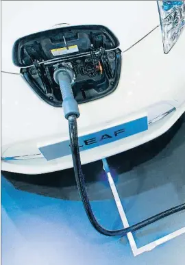  ?? XAVIER CERVERA ?? La mayor parte de las ayudas son para el desarrollo del coche eléctrico