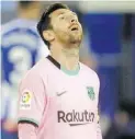  ?? BILD:Imago ?? Hat aktuell wenig Grund zu lachen: Barcelonas Lionel Messi.