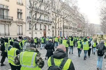  ?? EUR PA PRESS ?? Rússia va voler influir en les protestes de les armilles grogues a França