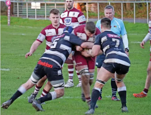  ?? Tim Taylor ?? ●●Action from Rochdale’s clash against Broughton last weekend