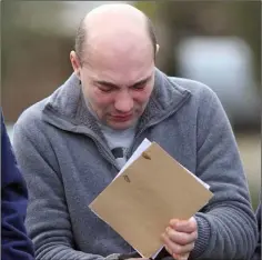  ??  ?? Adrian Vaduca outside Wexford Circuit Criminal Court last week.