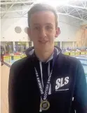  ??  ?? Fine display Scott Gibson won six titles at the Scottish Nationals