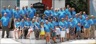  ?? SUBMITTED PHOTO ?? On Sunday, July 17, members from four local churches packed the downstairs social room of St. Paul’s UCC in Birdsboro.