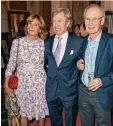  ?? Foto: Breuel Bild ?? Arthur Brauss (r.) traf beim Sommeremp fang des Landtags vorige Woche auch Prinz Leopold von Bayern und Uschi Prin zessin von Bayern.