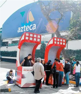  ?? JORGE CARBALLO ?? Instalacio­nes de Tv Azteca en CdMx.