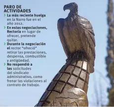  ??  ?? Este día el personal administra­tivo de la Universida­d Agraria Antonio Narro